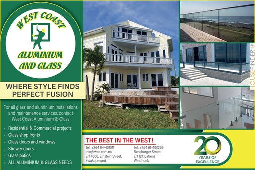 West Coast Aluminium and Glass - Aluminium Fabrications in Swakopmund, Namibia